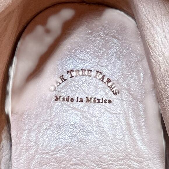 Oak Tree Farms Baila Brown Leather Victorian Western Ankle Boot Size US 11 - Picture 10 of 12